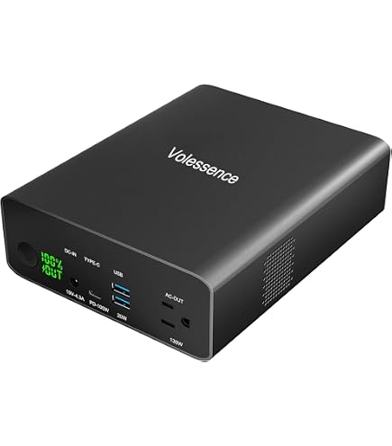 Amazon.com: Volessence 40000mah Portable Laptop Power Bank AC